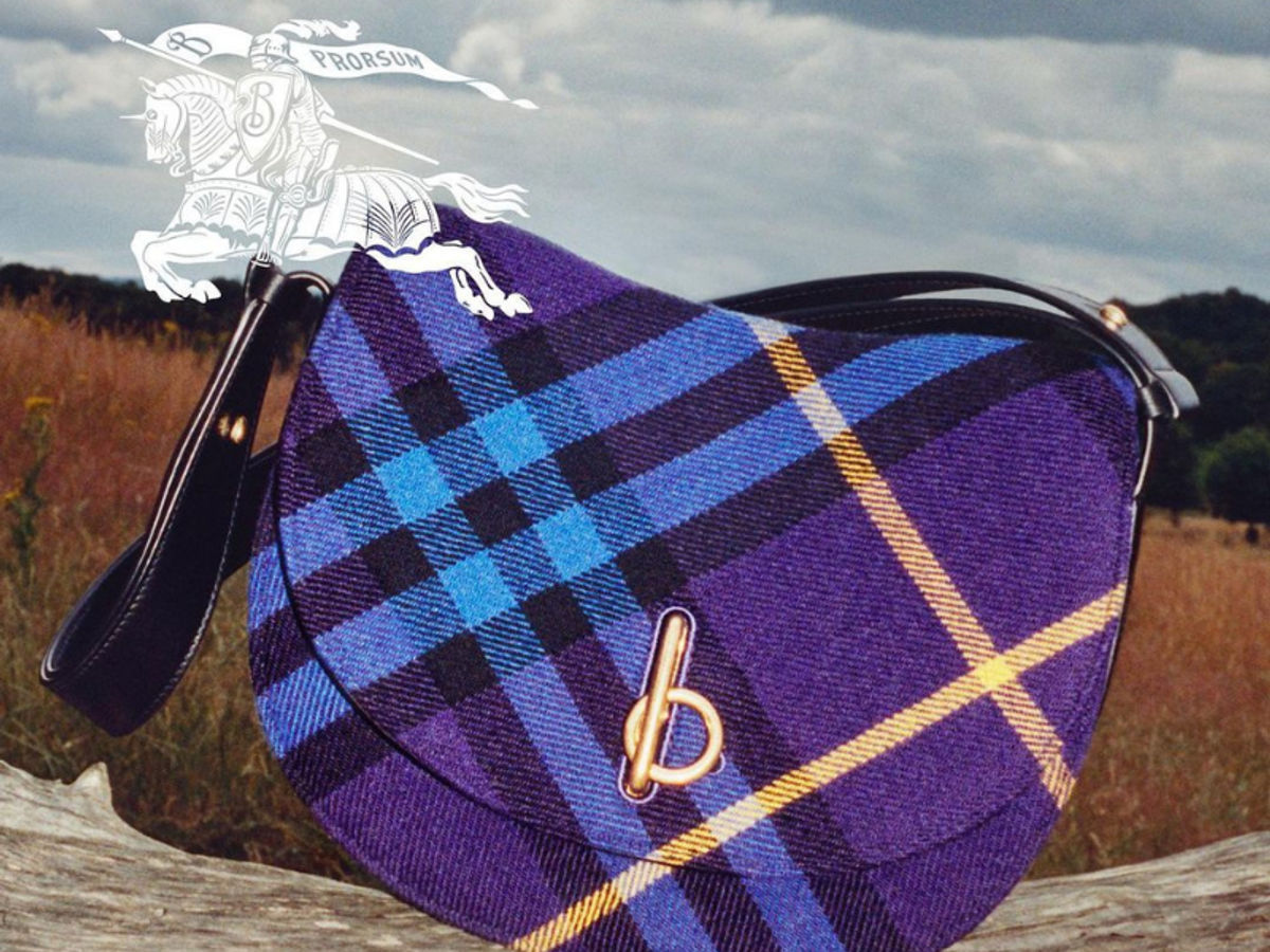 Burberry bags purple online