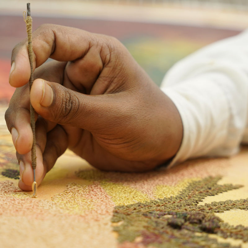 After India Art Fair, an exhibition of embroidered artworks travels to Mumbai