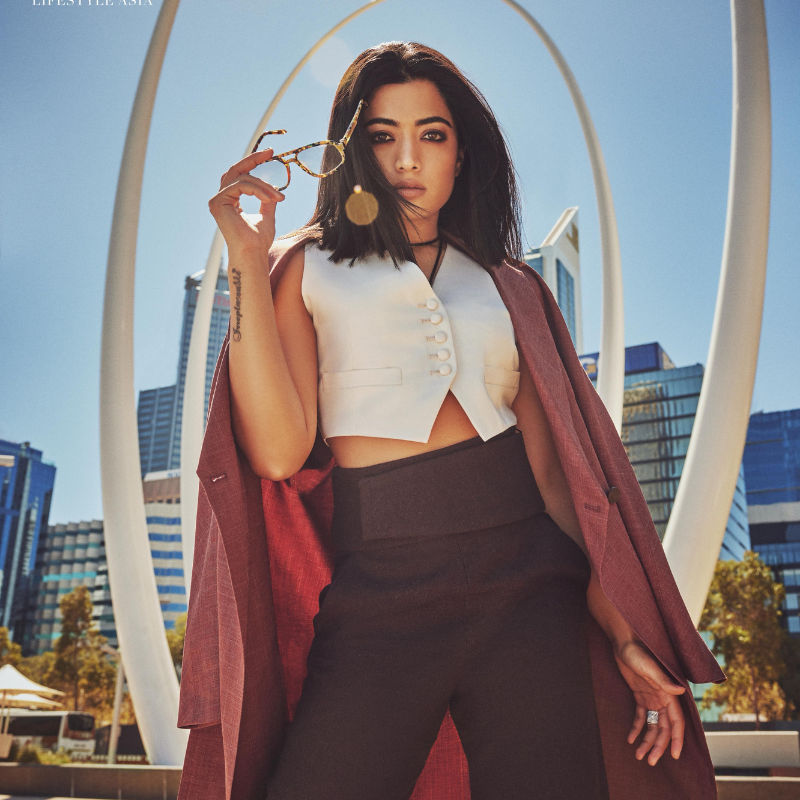 All pictures from our cover shoot with Rashmika Mandanna in Western Australia