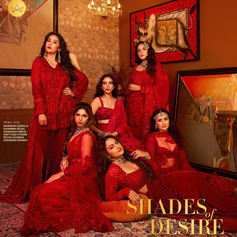 The women of Netflix’s Heeramandi sparkle on Lifestyle Asia India’s April 2024 cover