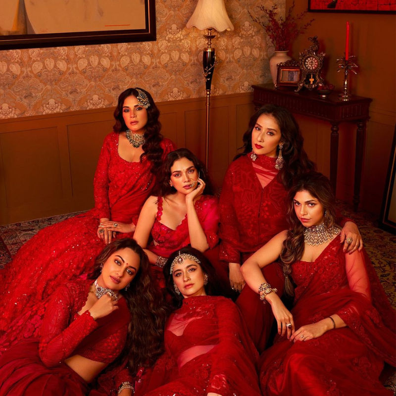 Insider access to LifestyleAsia India’s cover shoot with the Heeramandi cast