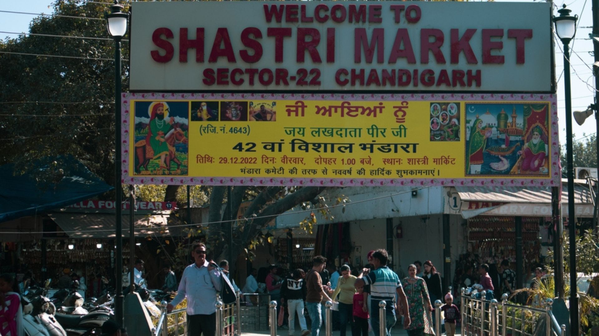 shopping in Chandigarh market