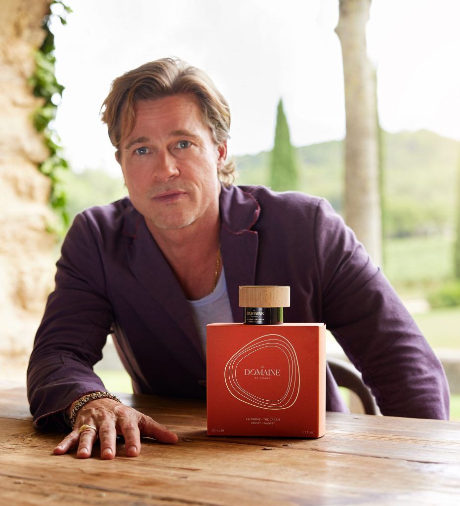 Brad Pitt เปิดตัว Le Domaine Skincare สกินแคร์ที่ใช้ส่วนผสมจากไร่ไวน์ชั้นนำ