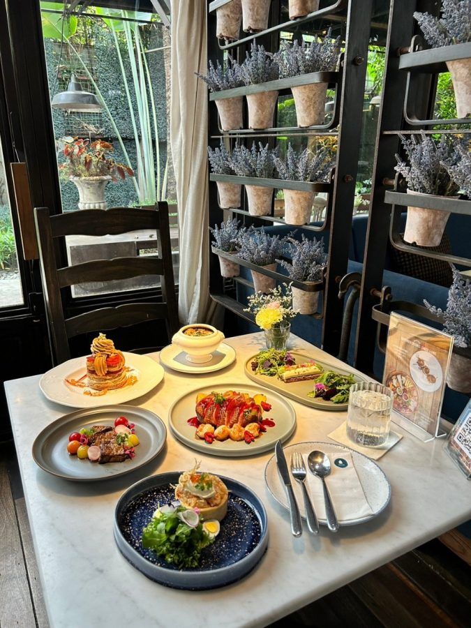 Maison Bleue ร้านอาหารสไตล์ฝรั่งเศสแสนสวย ใจกลางสุขุมวิท
