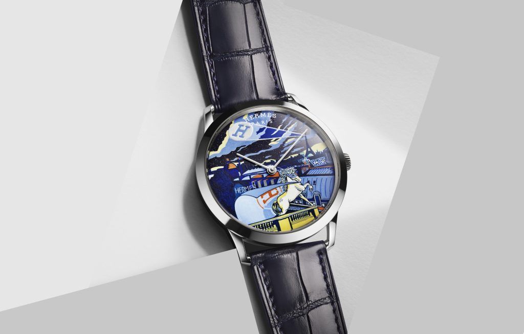 Watch Out Vol 05. เมื่อหัตถศิลป์โคจรมาเจอกับงานศิลปะป๊อปอาร์ตใน Slim d’Hermès Minuit au Faubourg
