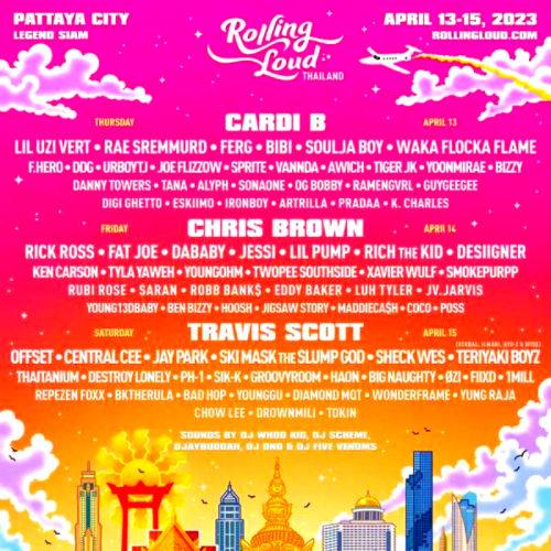 Road to Rolling Loud Thailand 2024 เตรียมจุดพัทยาให้ลุกเป็นไฟ