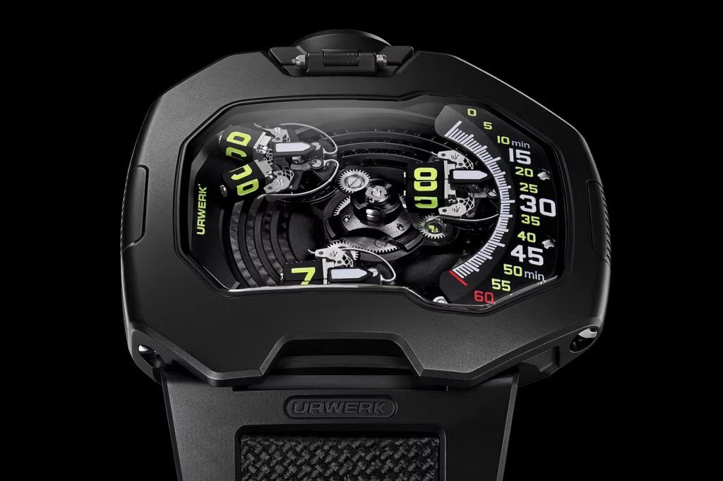 นาฬิกา URWERK UR-120 เติมเต็มคอลเลกชันด้วย Space Black Colorway