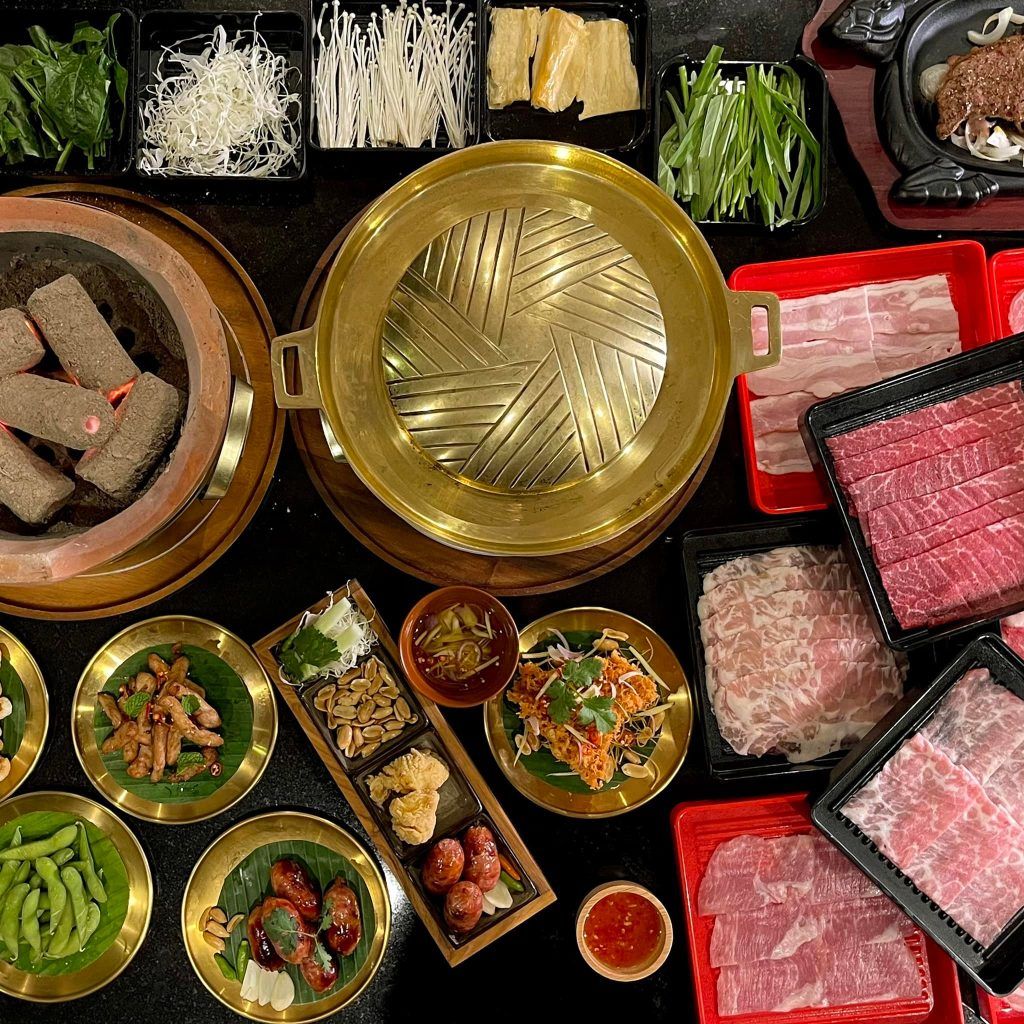 หมูกระทะพรีเมียม รีวิว ร้านทองเนื้อเก้า Premium Thai BBQ