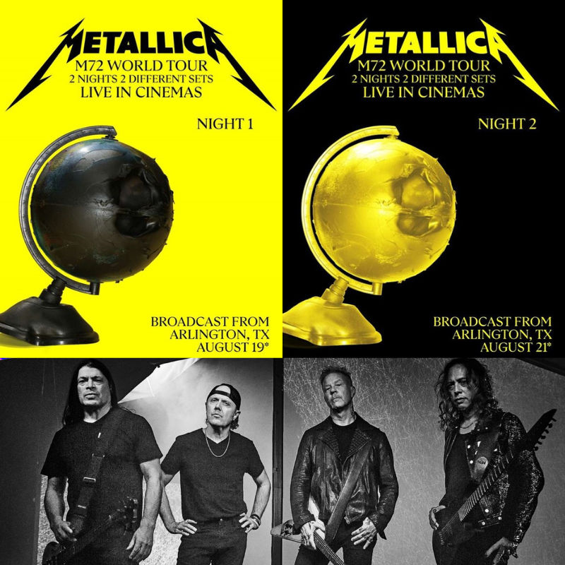 เปิดประสบการณ์วงร็อค Heavy Metal ในตำนาน METALLICA M72 WORLD TOUR ในโรงภาพยนตร์