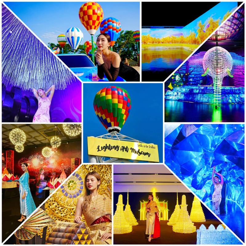 เที่ยวศรีราชา กับแลนด์มาร์คแห่งใหม่ ที่ Lighting Art Museum & Balloon Garden in Thailand