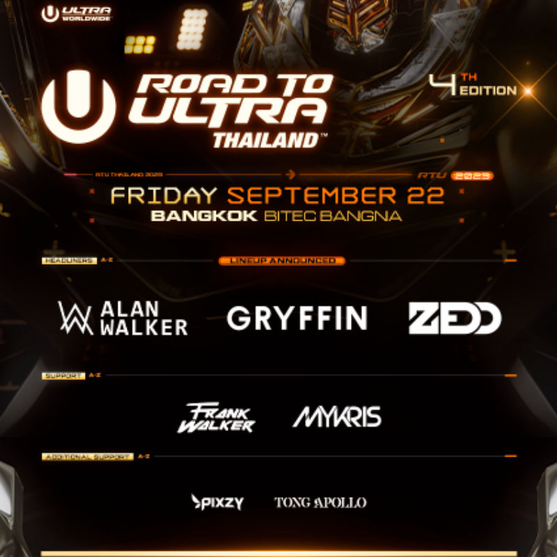 7 ปีที่รอคอย! กับคอนเสิร์ต EDM ที่คุณรอคอย Road to Ultra Thailand 2023