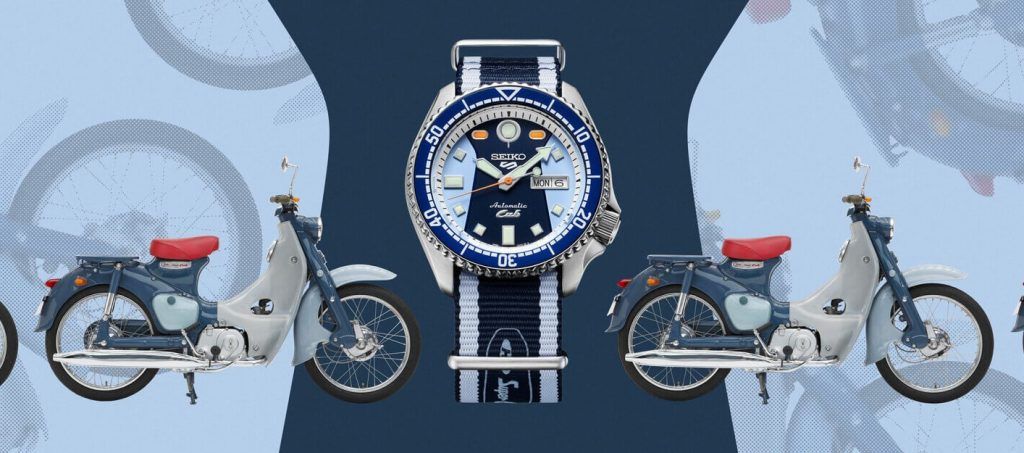 ฉลองครบรอบ 55 ปี SEIKO 5 Sports กลับมาร่วมงานกับ Honda Super Cub C100 อีกครั้ง