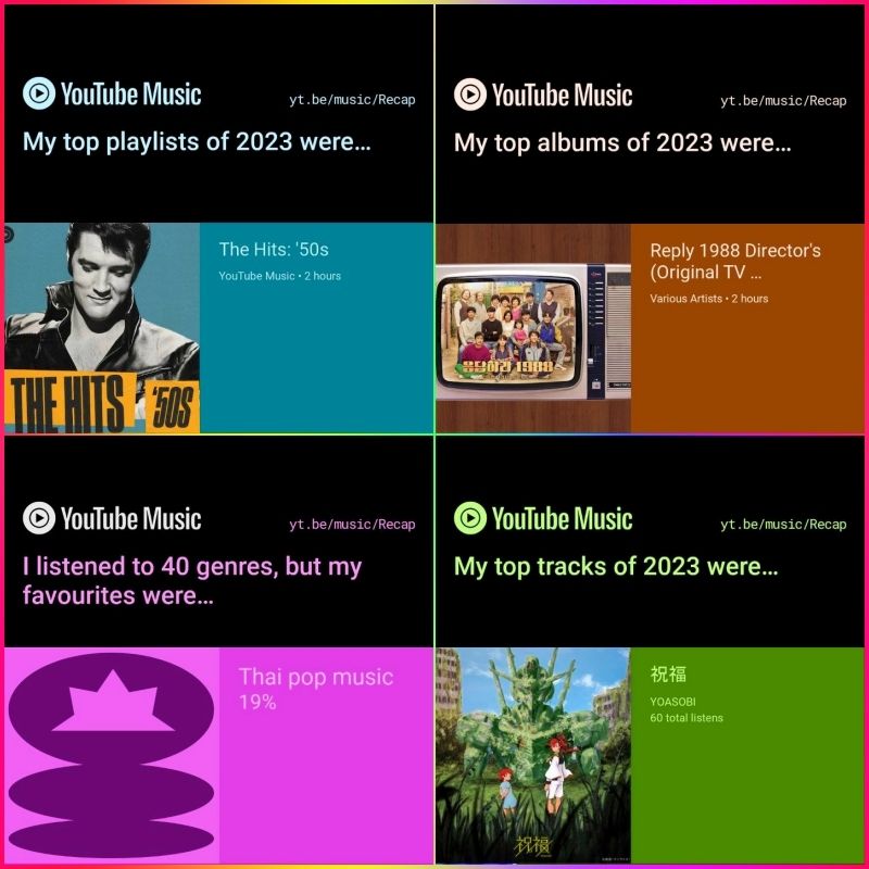 YouTube Music ปล่อยแคมเปญ 2023 Recap รวมเพลย์ลิสต์จากอารมณ์ของคุณ