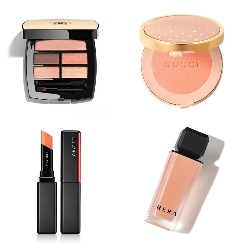 รวมเมคอัพไอเท็มสีพีช ตามเทรนด์ Pantone 2024 สี Peach Fuzz