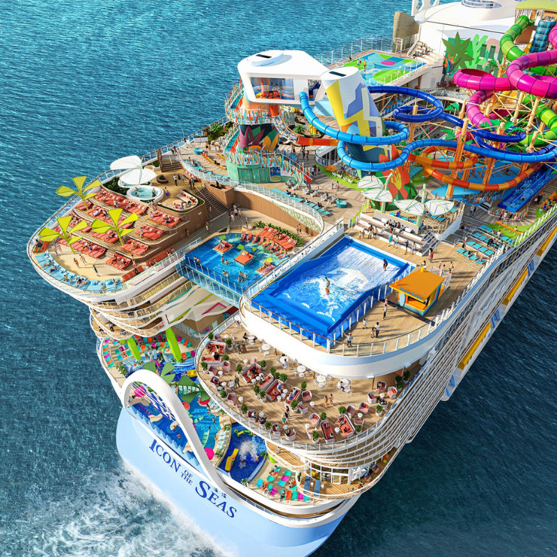 สุดยอดประสบการณ์กลางมหาสมุทร ‘Icon of the Seas’ เรือสำราญลำใหม่ ใหญ่ที่สุดในโลก