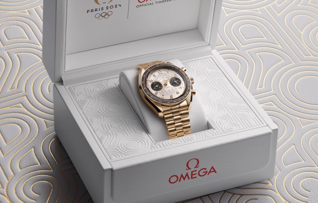 OMEGA ฉลองให้กับโอลิมปิก 2024 ด้วยนาฬิการุ่นใหม่ Speedmaster Chronoscope