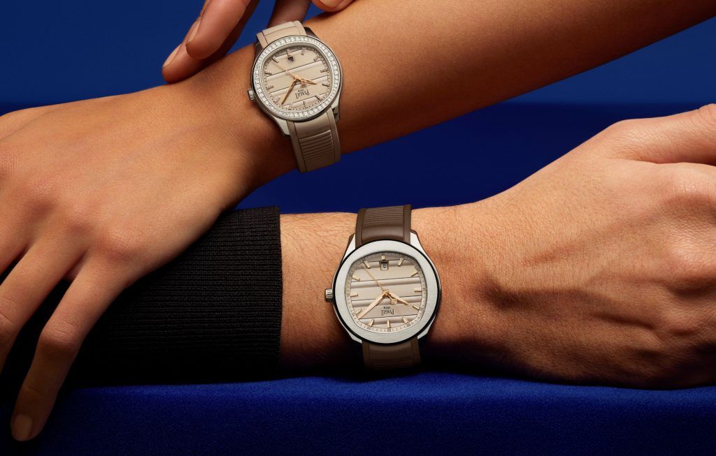 ซูมดูรายละเอียดนาฬิกา Piaget Polo Date บนข้อมือของ “อาโป-ณัฐวิญญ์”