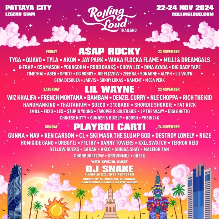 Rolling Loud เดินทางยังไง